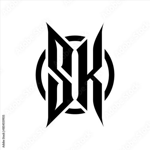 SK Monogram logo on white background