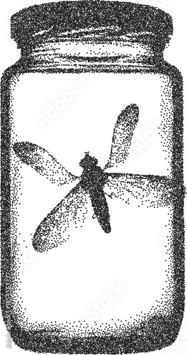 Dragonfly y2k retro stipple art insect brutalist halftone vector png transparent, wing 2000s photocopy effect tattoo aesthetic