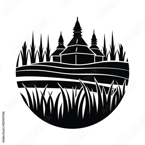 Rice Paddy Near Hue Landscape