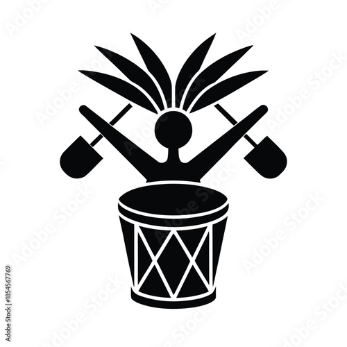 Rio Carnival Drumbeat Icon