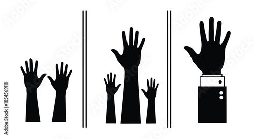 Hand gesture icon set - Solid icons vector collection - Vector icon set - Line and glyph solid icon set - Icon vector - Flat Design Icon