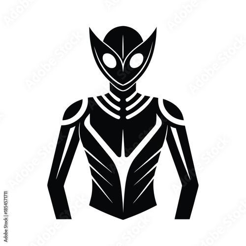 Robotic Alien Hybrid Icon