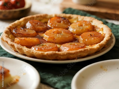 European Cuisine Dishes. Tarte Tatin