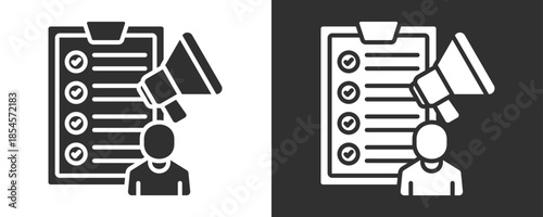 Content Creator Icon Set Vector Collection Isolated In Black And White