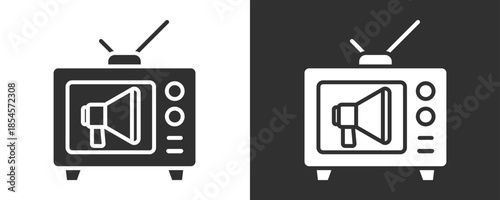 Marketing Icon Set Vector Collection Isolated In Black And White