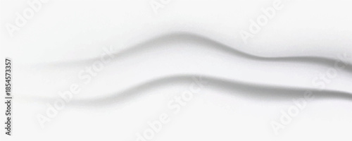 Abstract background, wrinkles, wrinkled fabric, white. Vector illustration.