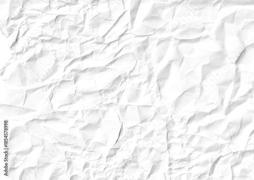 しわのある古い紙のイメージ・クシャクシャになった紙の質感・アナログなペーパー背景