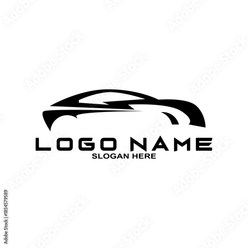 Car icon, car logo template. Racing cars, modified cars.
