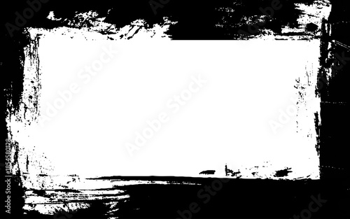 Grunge background with random shapes. Grunge abstract frame background with dirt, graphite texture, black frame, banner resource with framed effect. Space for text