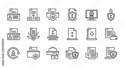 Illustrations of data security and management