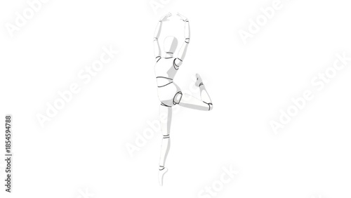 A person is exercising with dumbbells in a simple illustration