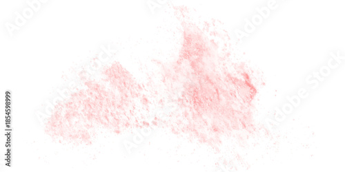 red paint splashes. artistic brush strokes with a grunge heart texture and pink ink splatters for a romantic Valentine design