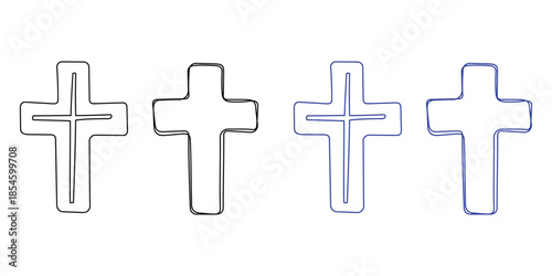 holly cross church vector