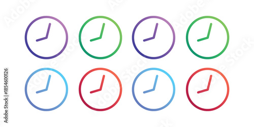 watch, clock timer vector icon