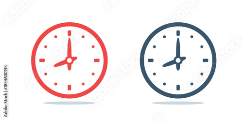 watch, clock timer vector icon