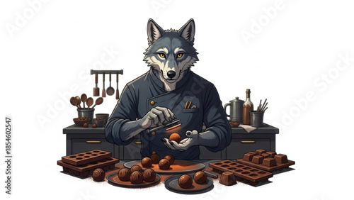 Wolf Chocolatier Polishing Single Origin Truffle