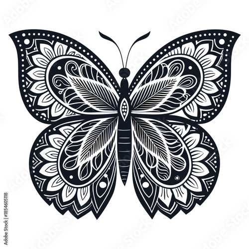 Gardening and Houseplant Care Line Art Illustration with Potted Flowers and Nature Hobby Tools