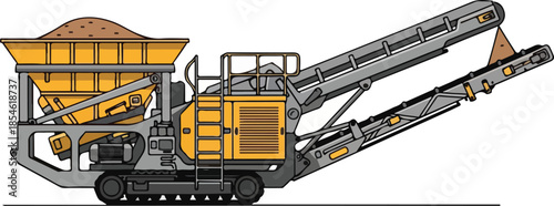 Heavy Duty Mobile Crushing Plant for Construction