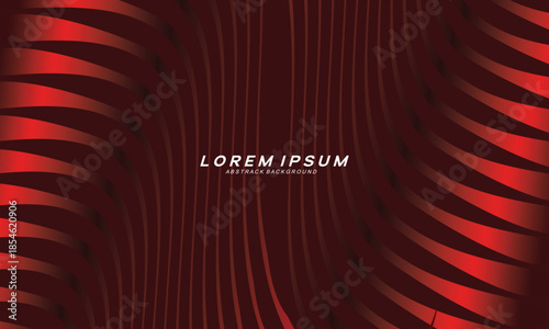 Abstract red glowing geometric lines on dark red background. Modern shiny red curved lines pattern. Futuristic technology concept, suitable for covers, posters, banners, brochures, websites, etc.	
