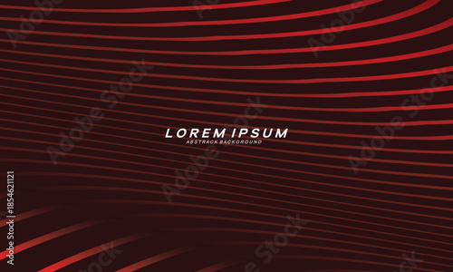 Abstract red glowing geometric lines on dark red background. Modern shiny red curved lines pattern. Futuristic technology concept, suitable for covers, posters, banners, brochures, websites, etc.	
