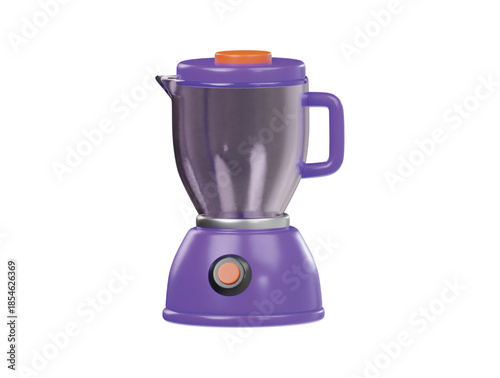 Electronic blender machine icon 3d 