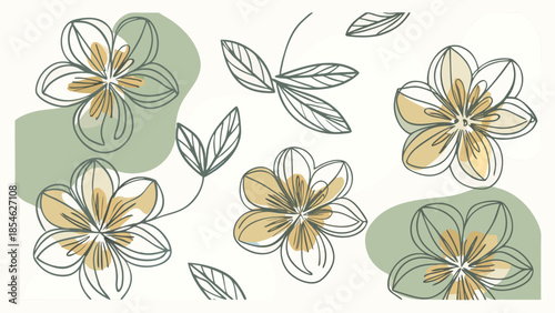 Modern Simple Geometric Vector Seamless Pattern with Minimalist Shapes for Contemporary Graphic Design