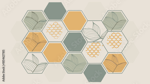 Seamless Monochrome Hexagonal Pattern for Modern Tech Backgrounds and Minimalist Textures