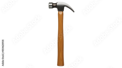Quadro em tela Claw hammer isolated PNG on transparent background, steel head and wooden handle
