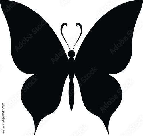 butterfly silhouette vector