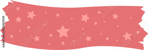 Cute Tape Sticker Vector