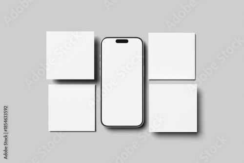 Instagram Post Blank Mockup template