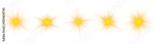 Intense white glow with star highlights. Light beams stretch dynamically outward. Powerful visual effect for dramatic scenes.