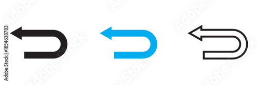 Redo icon . Vector for web or app UI. Vector illustration. EPS 10
