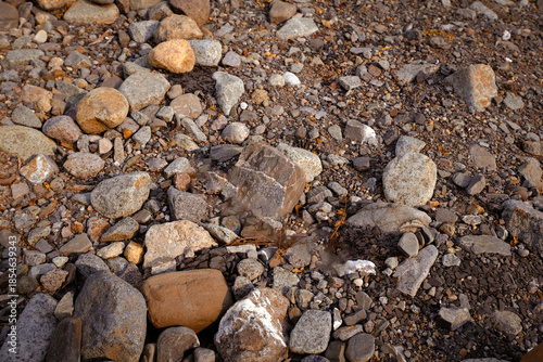 Close Up of Rocks and Pabbles on Ground