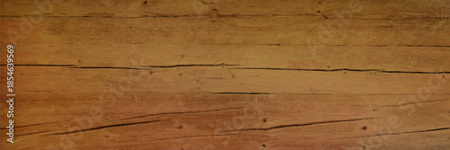 Wood background with natural rough texture. Vector realistic illustration of wooden board pattern, rustic hardwood table or laminate floor surface top view, organic plank material for furniture design