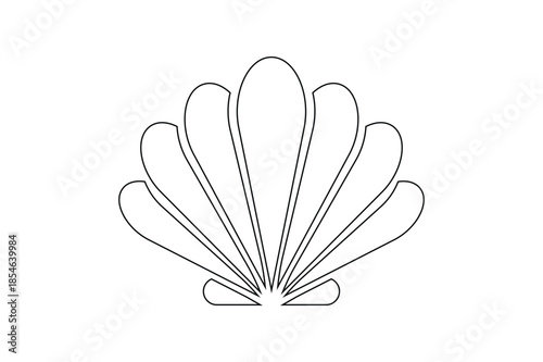 Shell vector icon