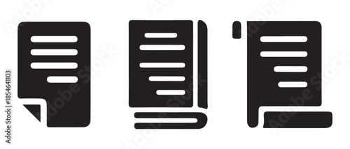 Black book icons displayed side by side representing literature and reading.