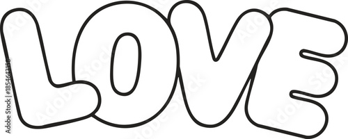 vector illustration of a love