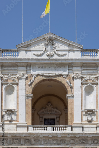 Illyrian Palace, near Basilica of the Holy House (Basilica della Santa Casa), Loreto, Italy