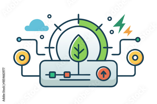 smart electricity icon