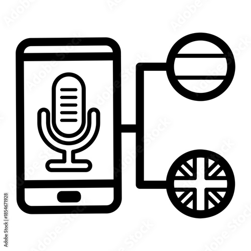 language app Line Icon