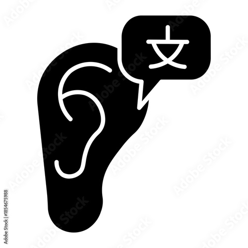 understanding language Solid icon