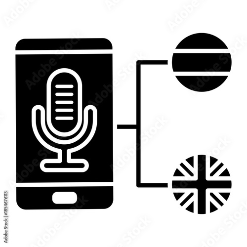 language app Solid icon