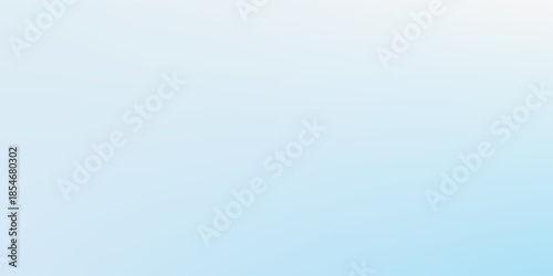 Abstract blue gradient background with grainy glowing blue light. Vector Illustration