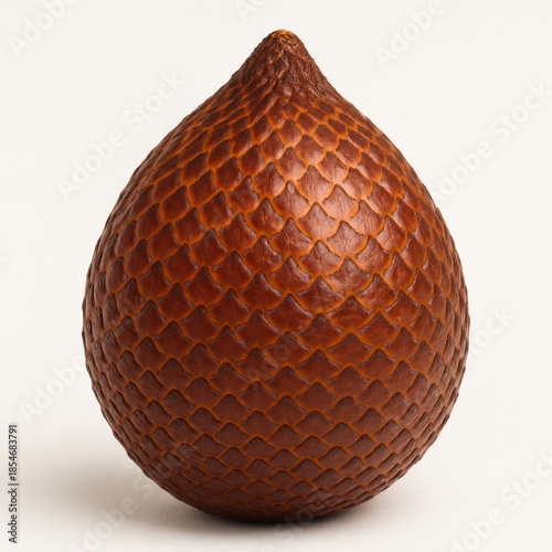 Close up shot of salak fruit, also known as snake fruit due to scaly outer skin.