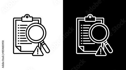 Risk Assessment Icon For Design Elements