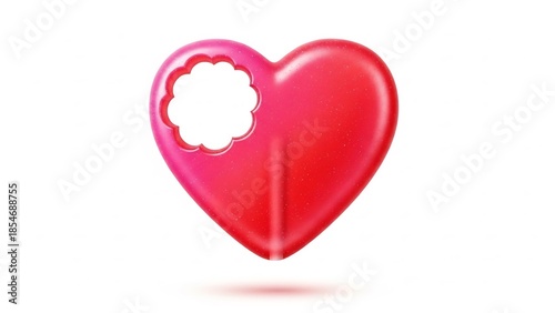 Love heart shape brilliantly and emotionally symbolizes romance