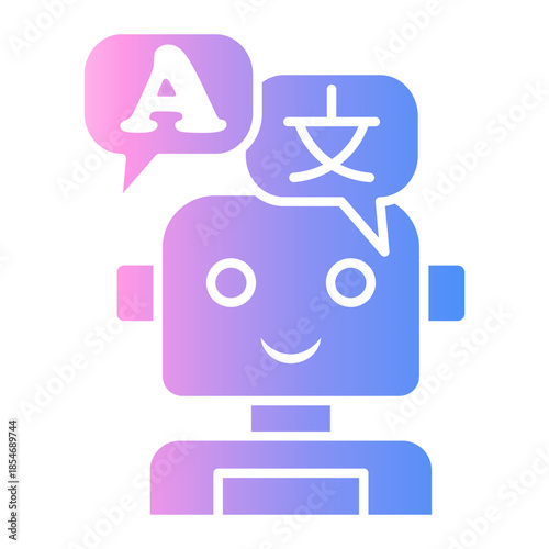 robot Gradient icon
