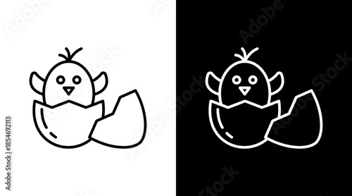 Chick Hatching Icon