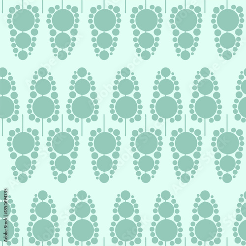 Seamless geometric pattern featuring abstract circular shapes arranged in a minimalist and modern style. ideal for wallpaper, fabric, textile design, wrapping paper, stationery, background design.